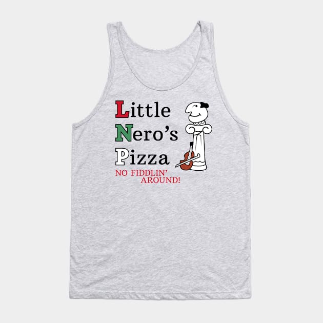 Little Nero's Pizza Tank Top by Gimmickbydesign